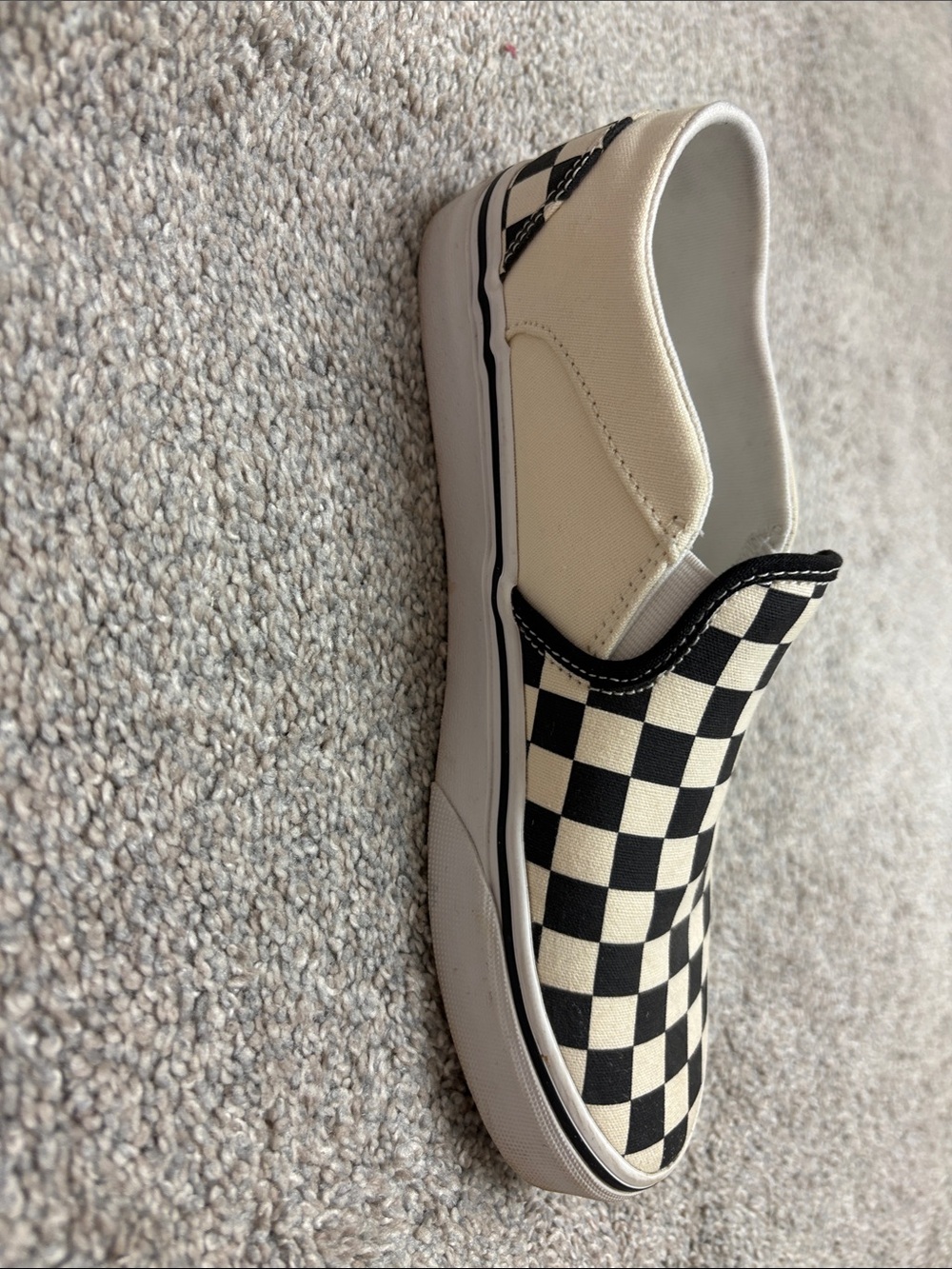 Vans Black and White Checkerboard Slip-On - Picture 5 of 11